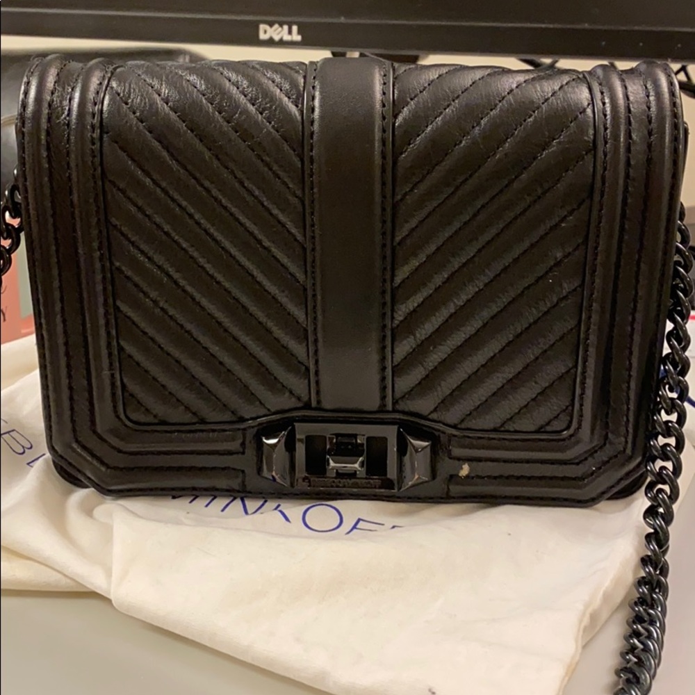 Rebecca Minkoff Quilted Small Love Crossbody bag